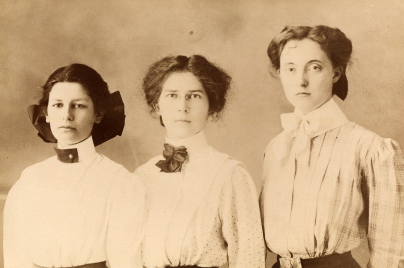 Martha Montague, Inez Easton, Lucille Hart (Albany College Debate Team)