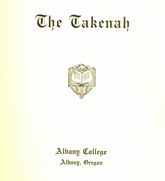 The Takenah – Albany College Yearbook